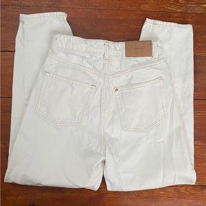 White mom jeans